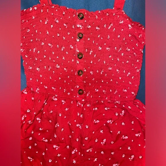 NWOT Hollister Floral Smocked Romper - Picture 7 of 9